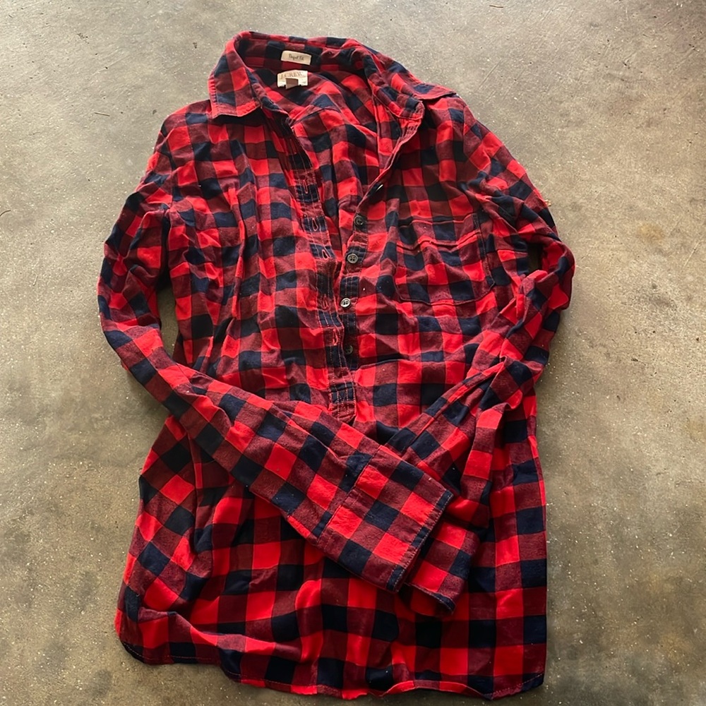 J Crew Perfect fit flannel size small